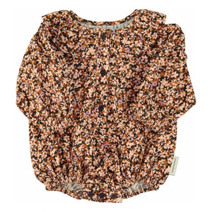 Piupiuchick - Mono Claudine con Estampado Floral | Negro
