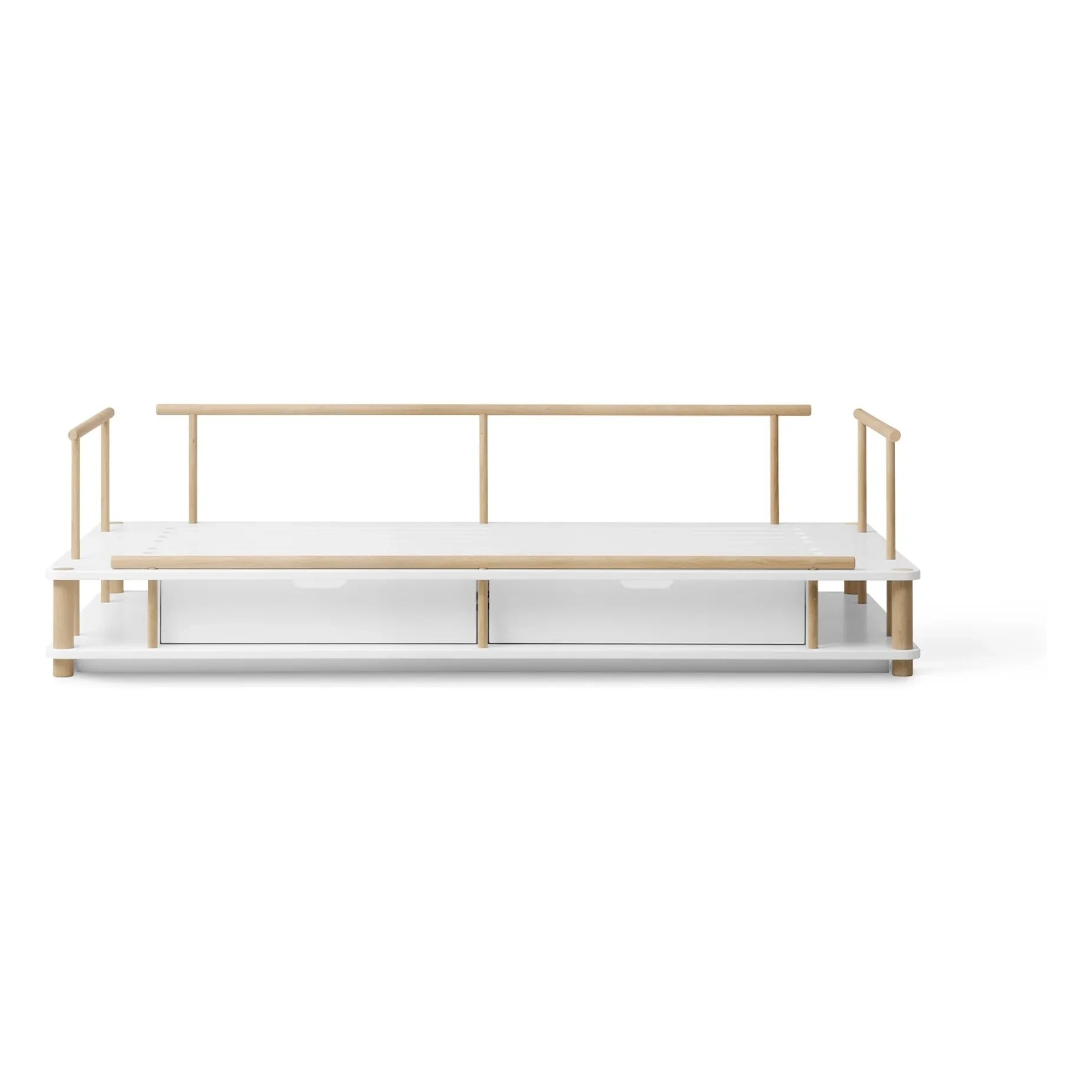 Oliver Furniture - Meşe kamp banklı yatak