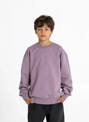 Smallable Kid - Sudadera Orgánica de Algodón Arlo | Púrpura