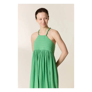 Leon & Harper - Vestido Romee de algodón orgánico | Verde agua