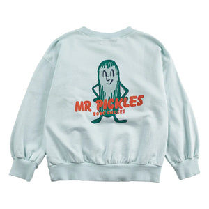 Bobo Choses - Sudadera de algodón orgánico Mr Pickles | Azul claro
