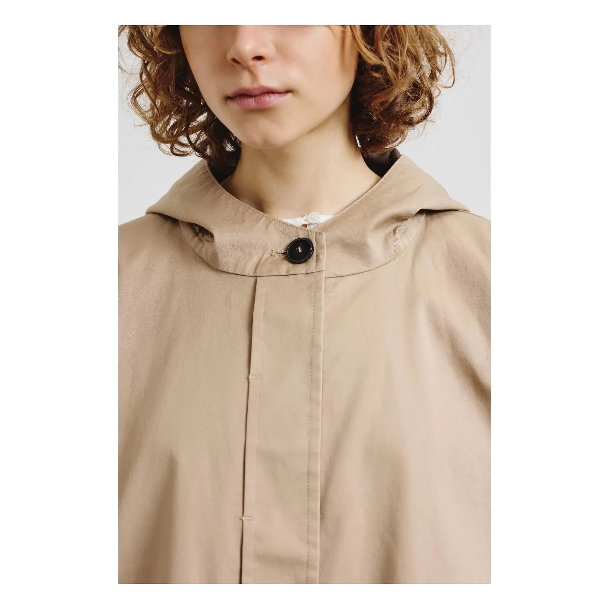 Pomandère - Chaqueta impermeable de lona de algodón | Sand