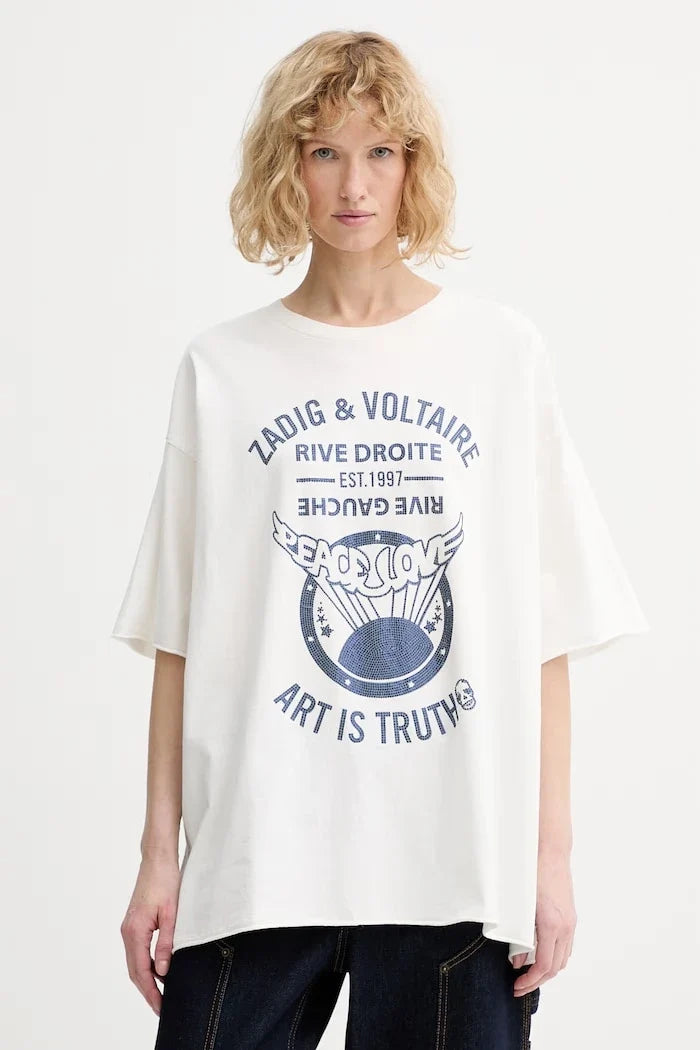 ZADIG&VOLTAIRE Camiseta de Algodón