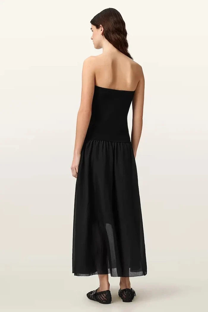 Vestido de viscosa entallado AllSaints TEGAN