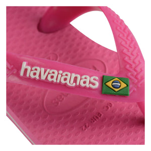 Havaianas - Chanclas de dedo Baby Brasil Logo | Rosa