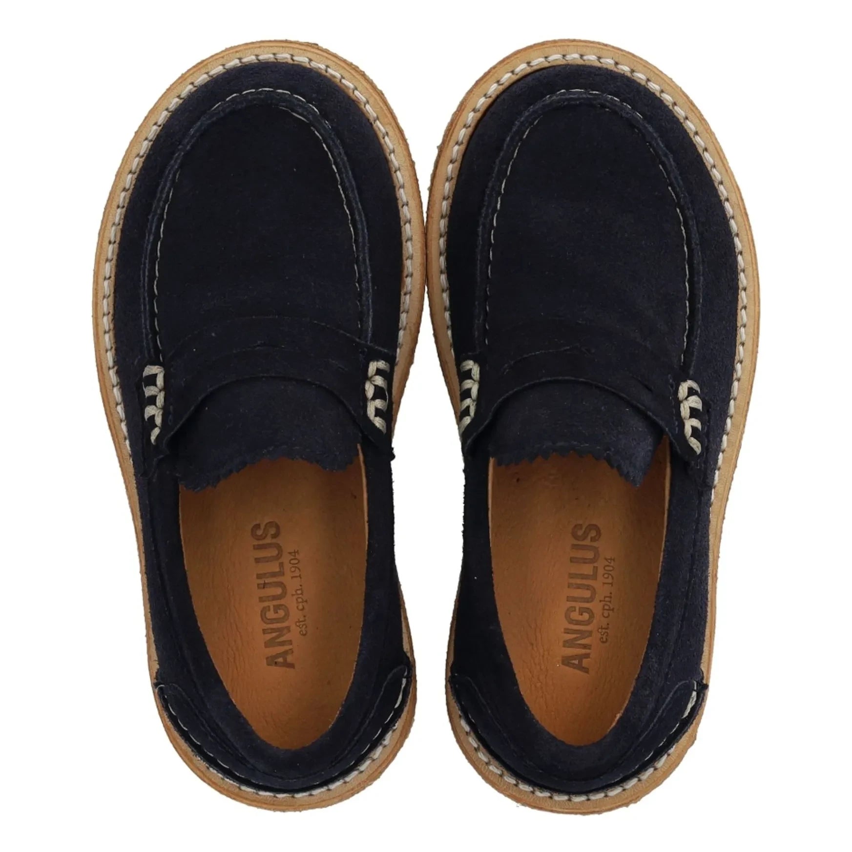 Angulus - Mocasines de ante | Azul marino