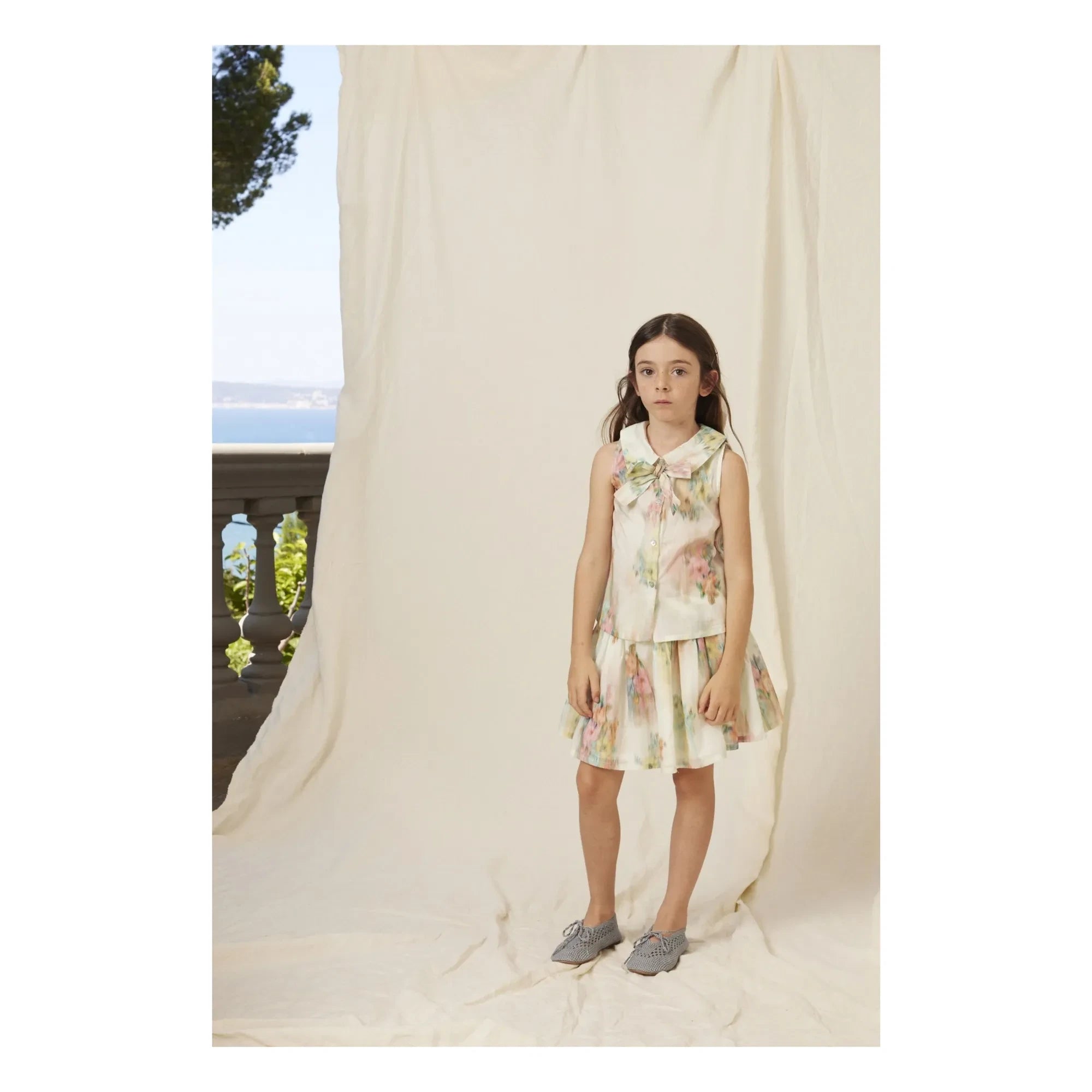Bebe Organic - Falda Paris Aquarelle | Crudo