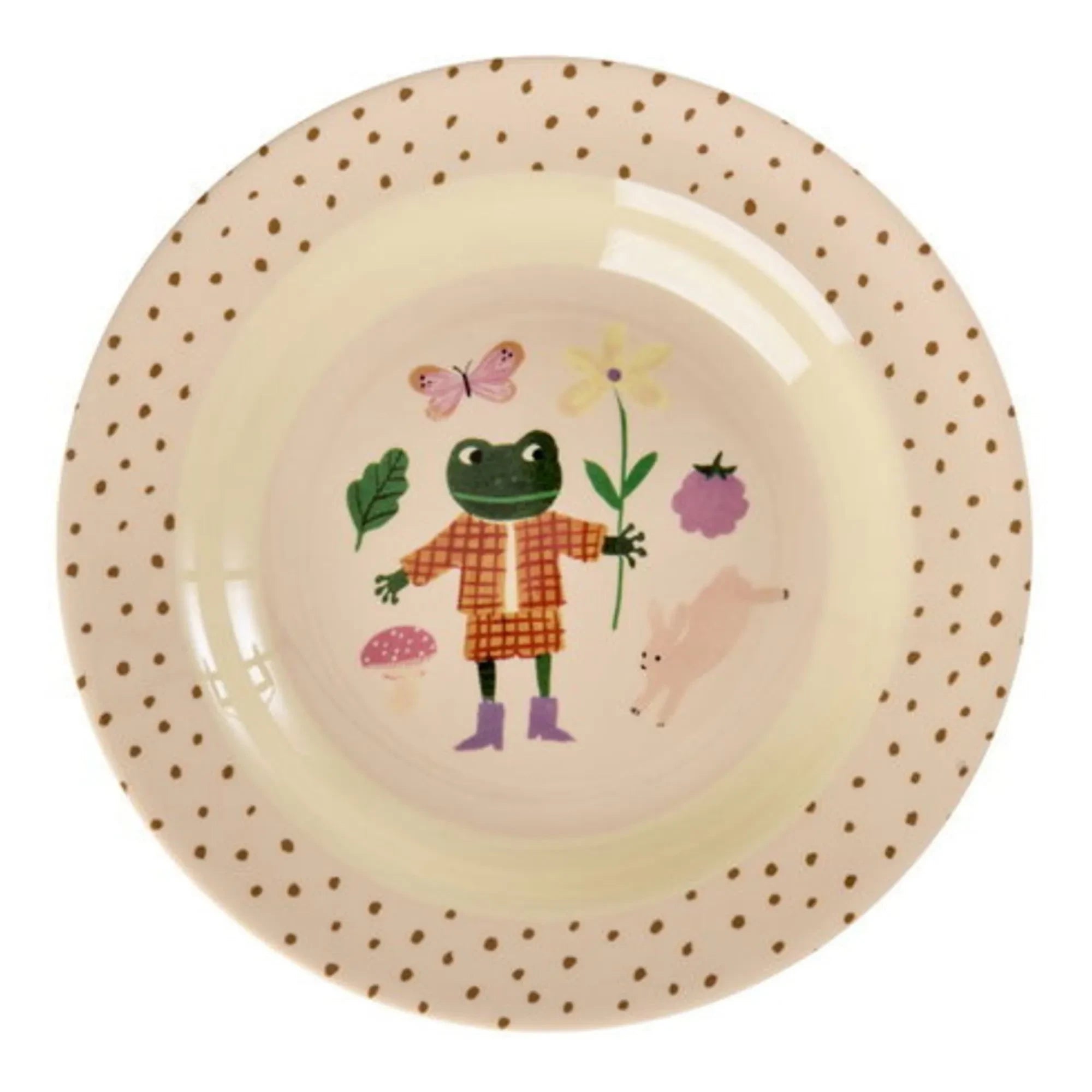 Rice - Plato hondo de melamina Fairy Tale | Rosa