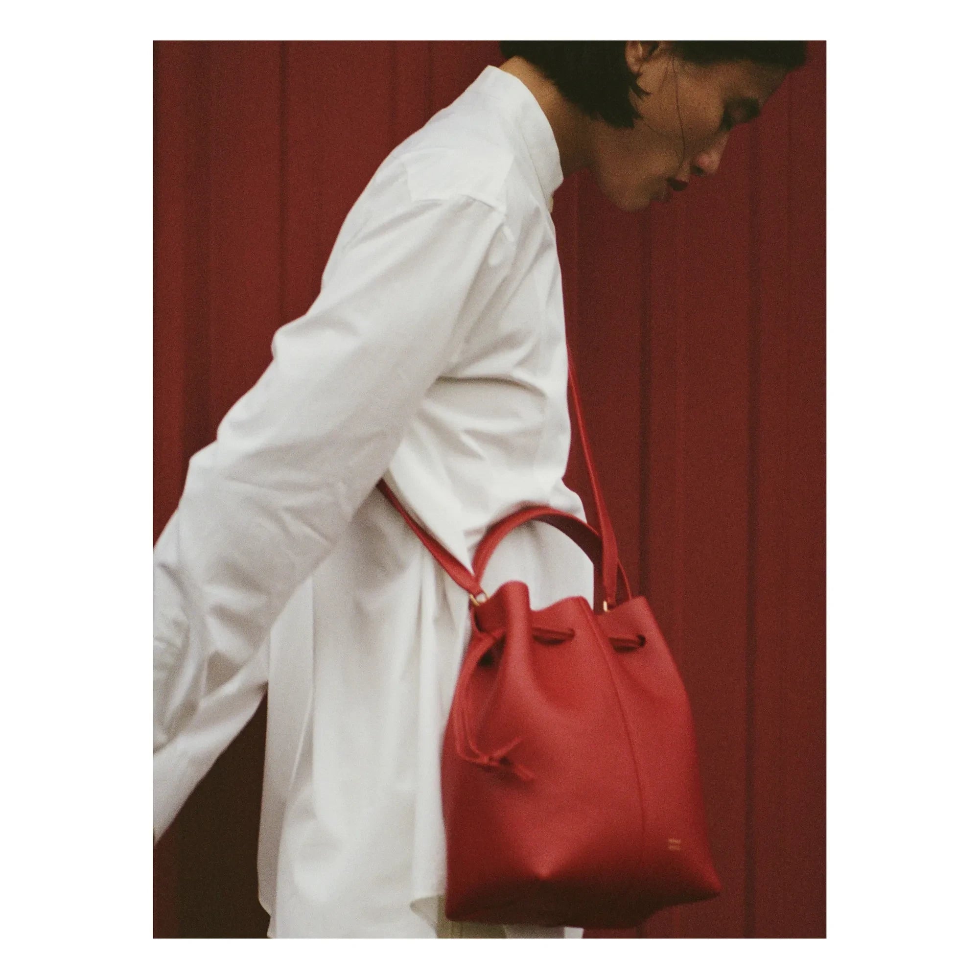 Mansur Gavriel - Bolso Dea Bucket | Rojo