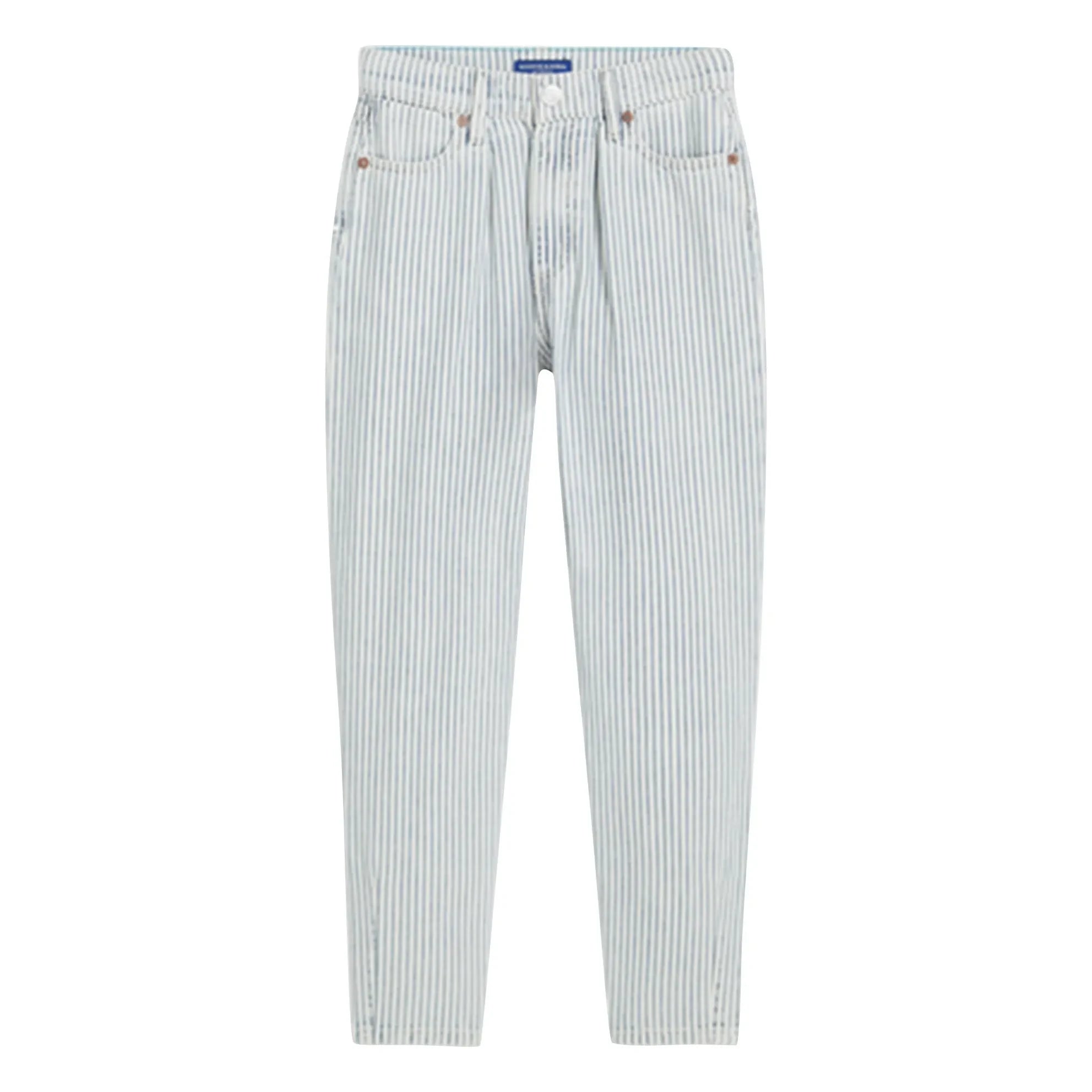 Scotch & Soda - Jeans Balloon The Flux de rayas | Azul