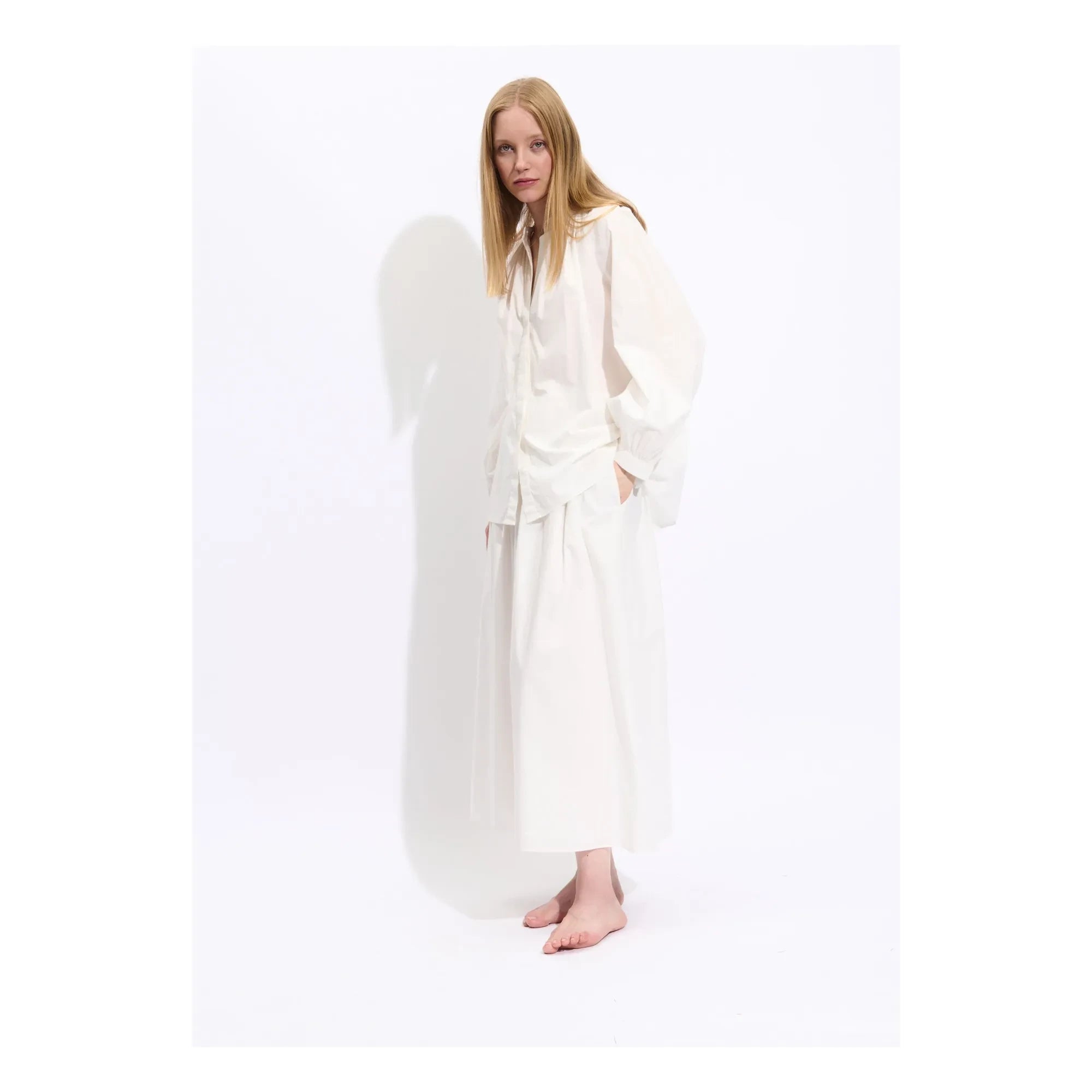 BELLEPIECE - Camisa Jeff Cotton Poplin | Blanco