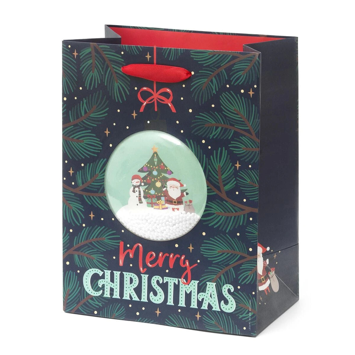 Legami - Bolsa de Regalo de Ventana de Navidad - Mediana