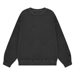 Kappy - Pigment Baskılı Pamuklu Sweatshirt | Koyu Gri