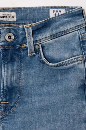 Pantalones vaqueros ajustados de tiro alto Pepe Jeans para niña