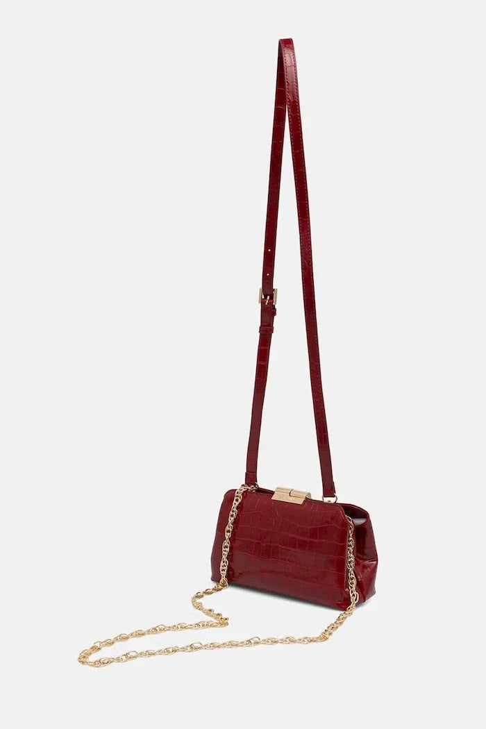 Bolso cruzado Valentino Bags para mujer, piel sintética, GLACE