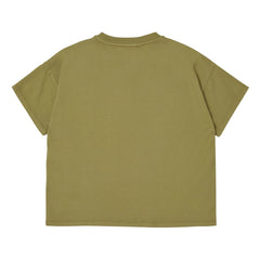 Main Story - Camiseta de algodón orgánico oversize | Verde oliva