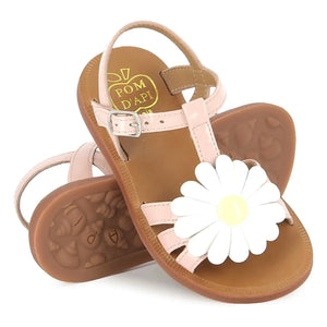 Pom d'Api - Sandalias Plagette Big Flo | Rosa pálido