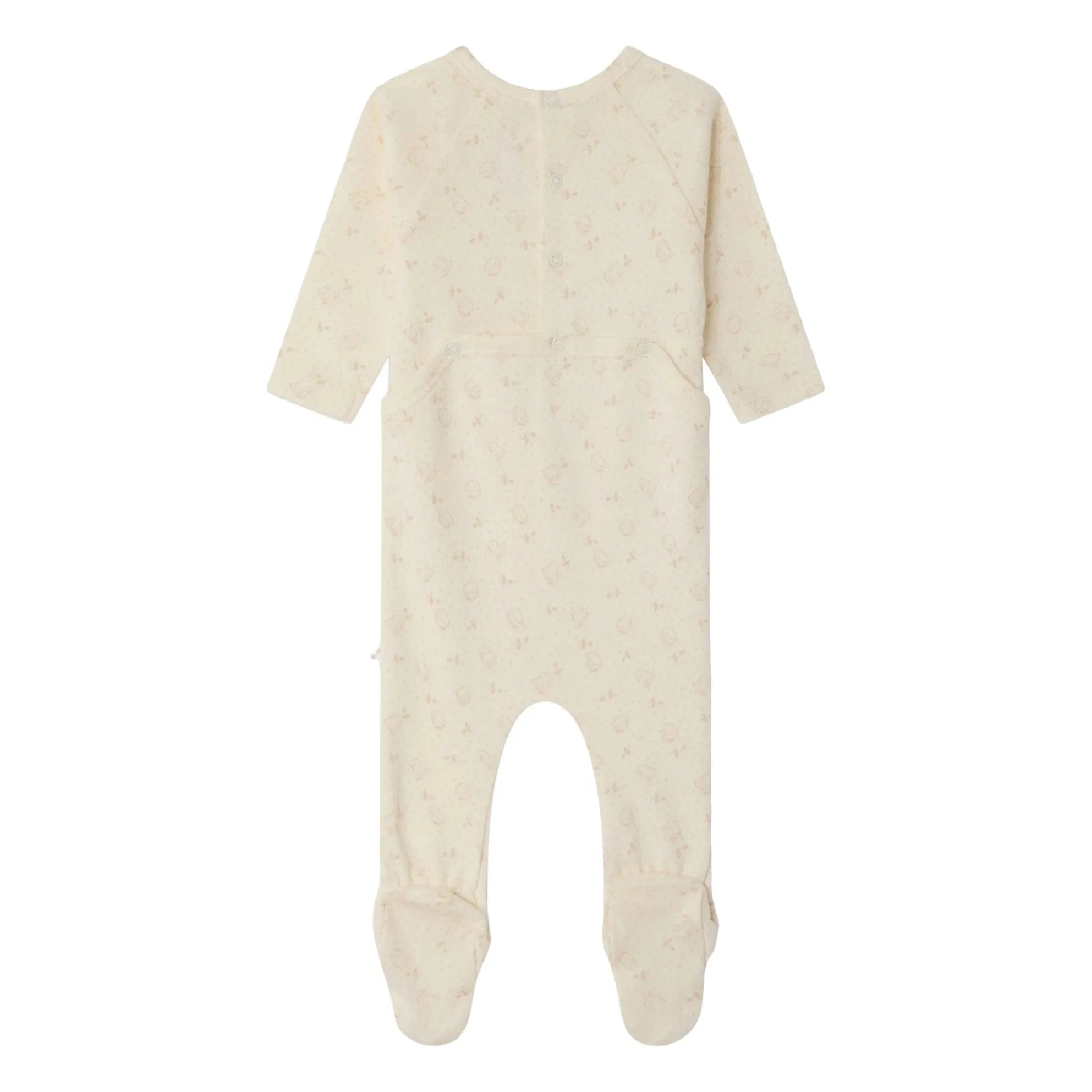 Bonpoint - Pijama Tif Poussins Algodón Orgánico | Crema