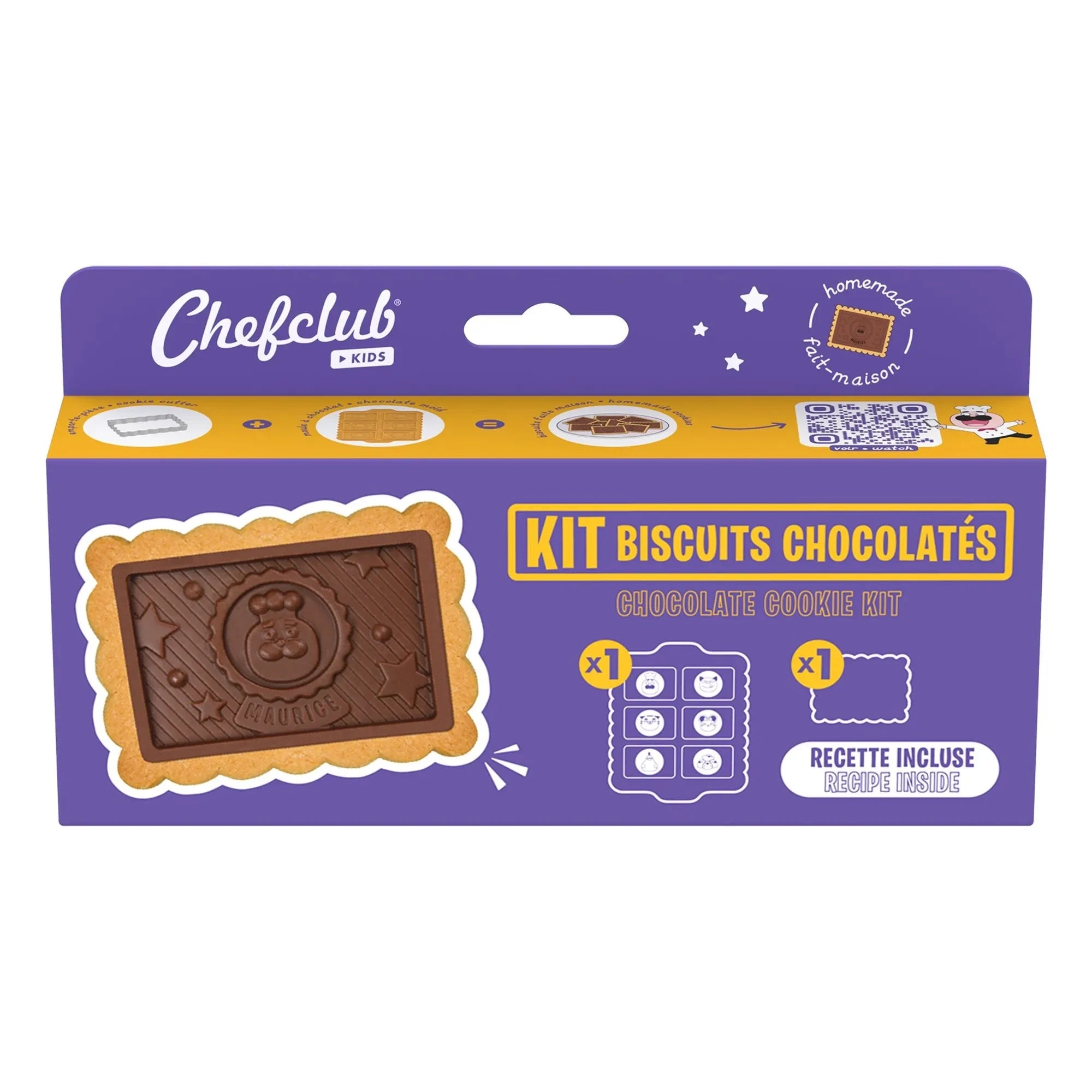 Chefclub - Juego de galletas de chocolate