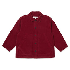 Main Story - Sobrecamisa de fibra reciclada | Rojo cereza