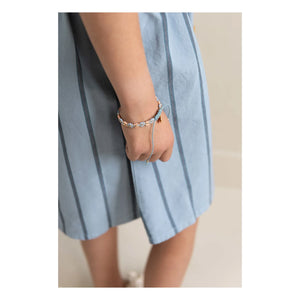 Jenest - Pulsera de flores | Azul
