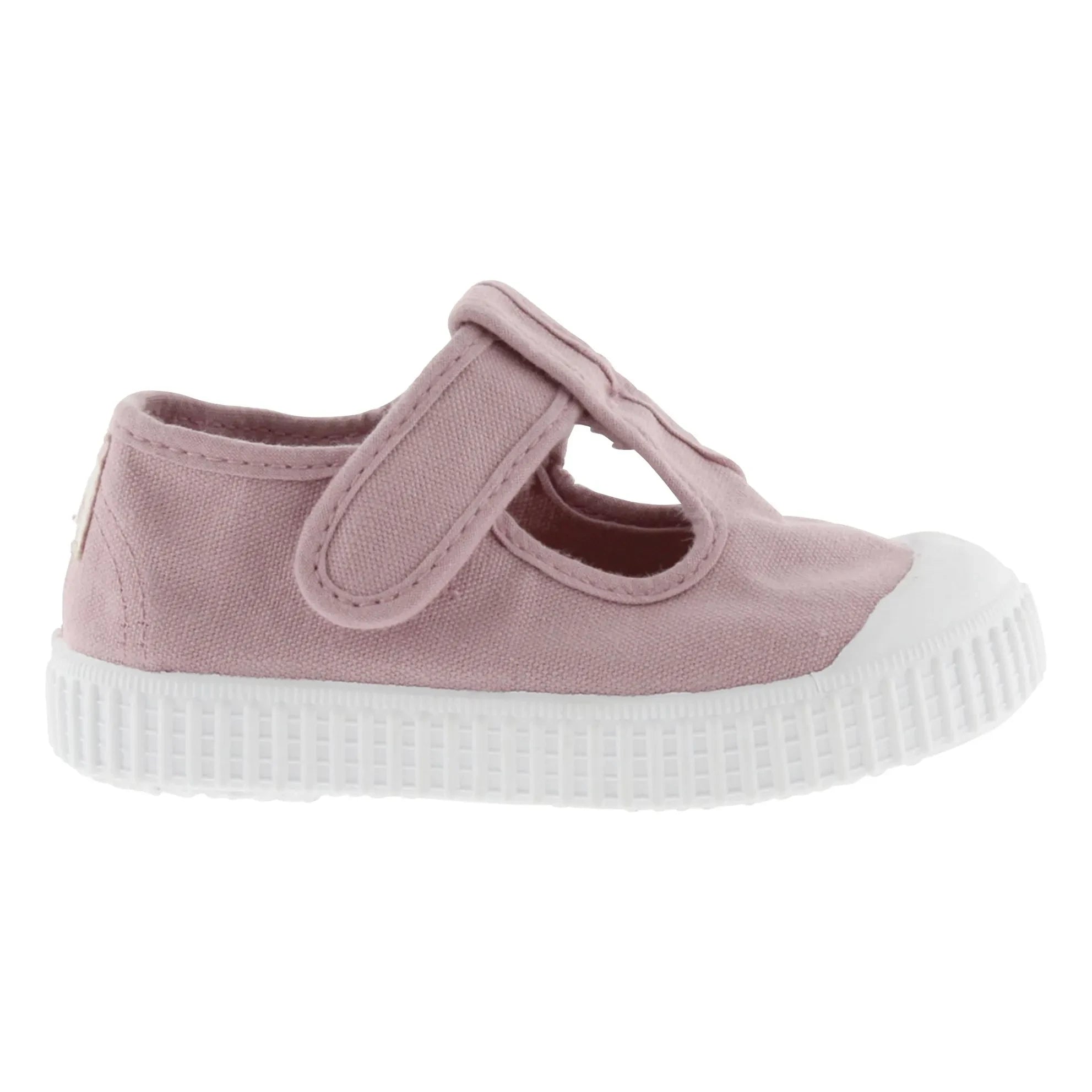 Victoria - Sandalia de lona Scratch Sneakers | Rosa Viejo