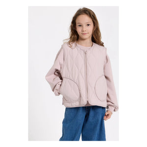 Smallable Kid - Chaqueta Acolchada sin Mangas Cheer | Rosa Claro
