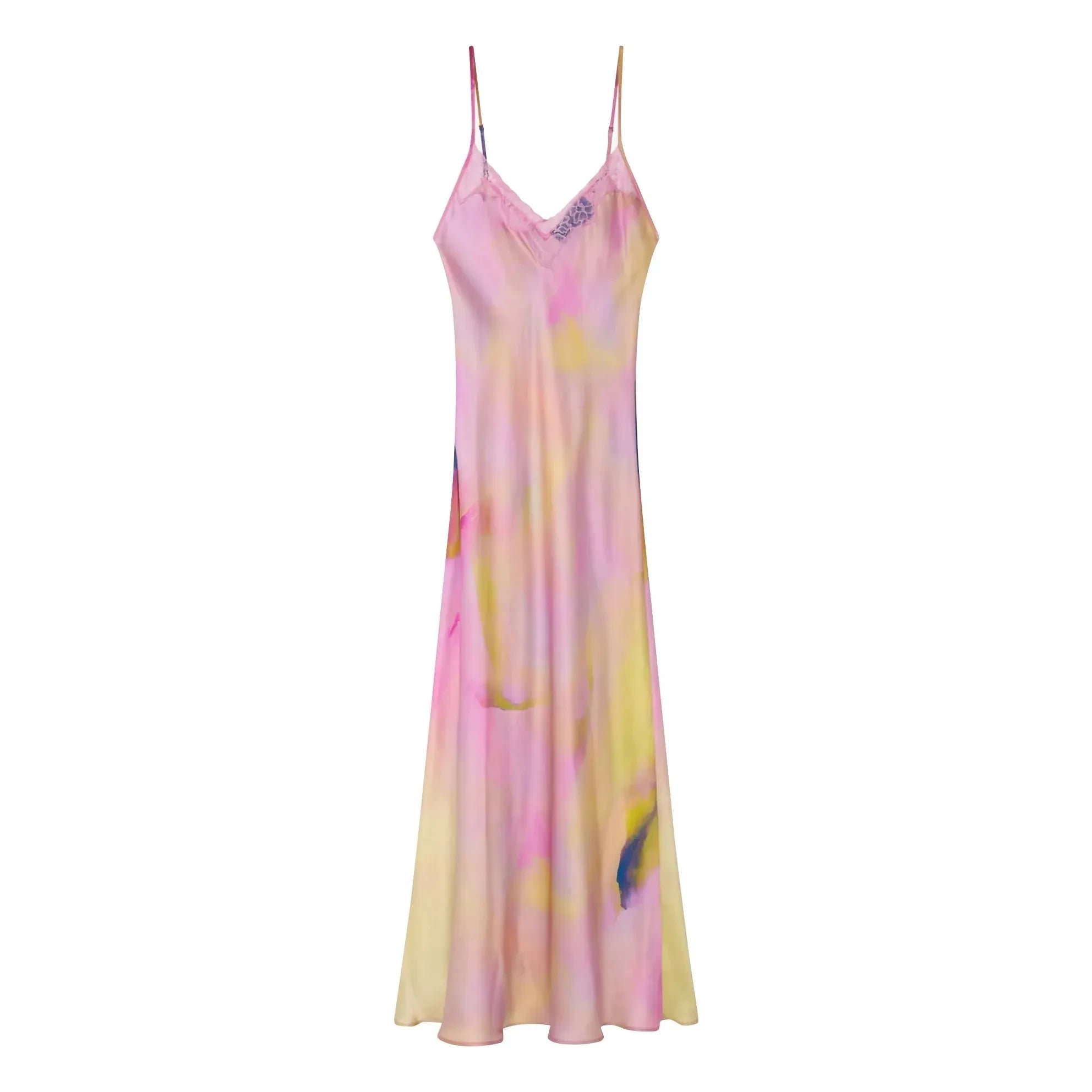 Mes Demoiselles - Vestido de seda Pera | Rosa
