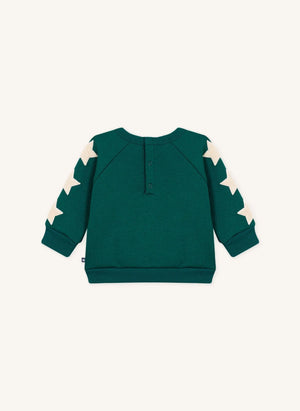 Petit Bateau - Baby Stars Sweat | Verde