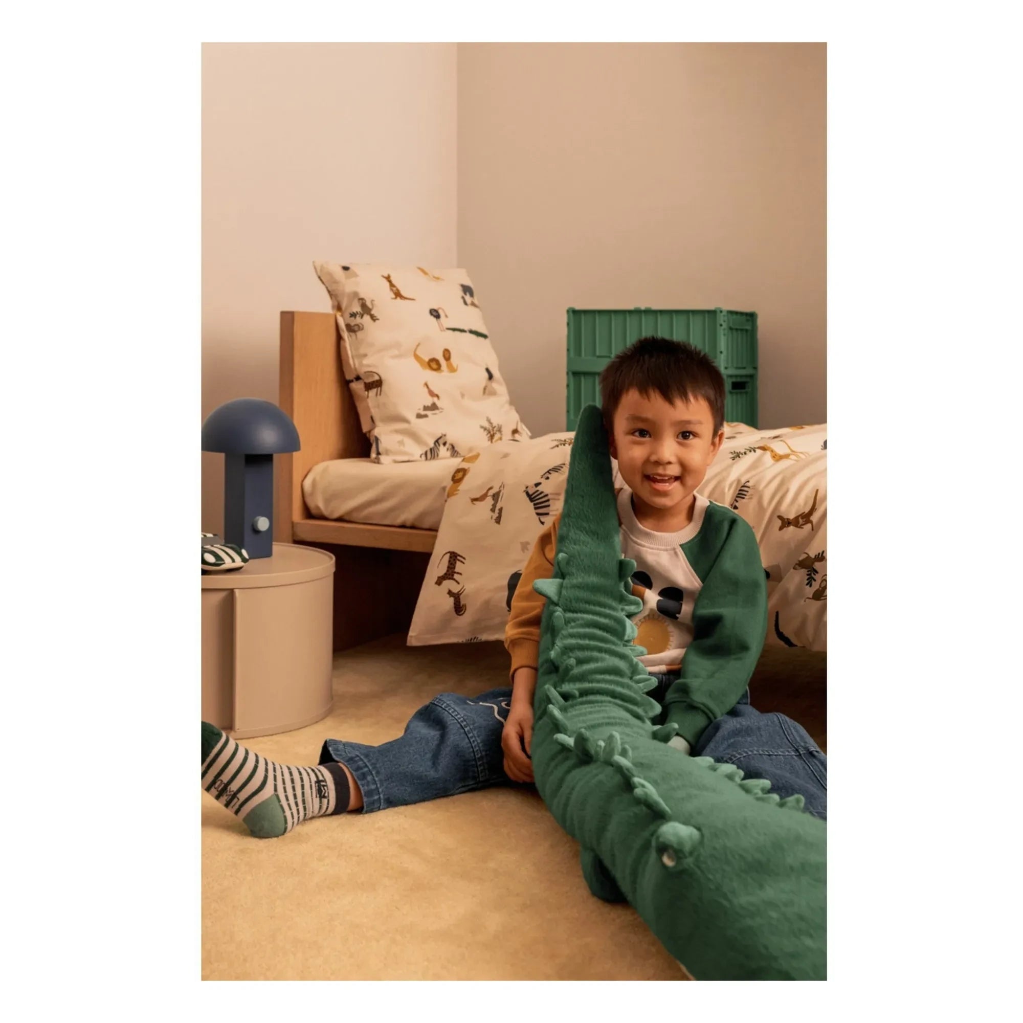 Liewood - Peluche de cocodrilo Brayden | Verde jardín