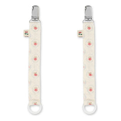 Konges Sløjd - Clips para chupetes Mirage - Set de 2 | Crudo