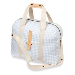 1+ en la familia - Bolsa de bebé Vichy | Azul claro