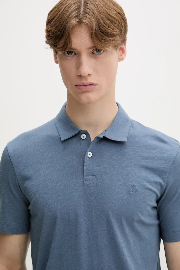 Polo de algodón con cuello para hombre Marc O'Polo