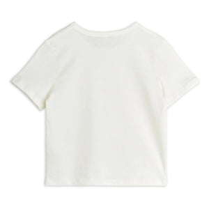 Mini Rodini - Camiseta de algodón orgánico Coccinelle | Blanca