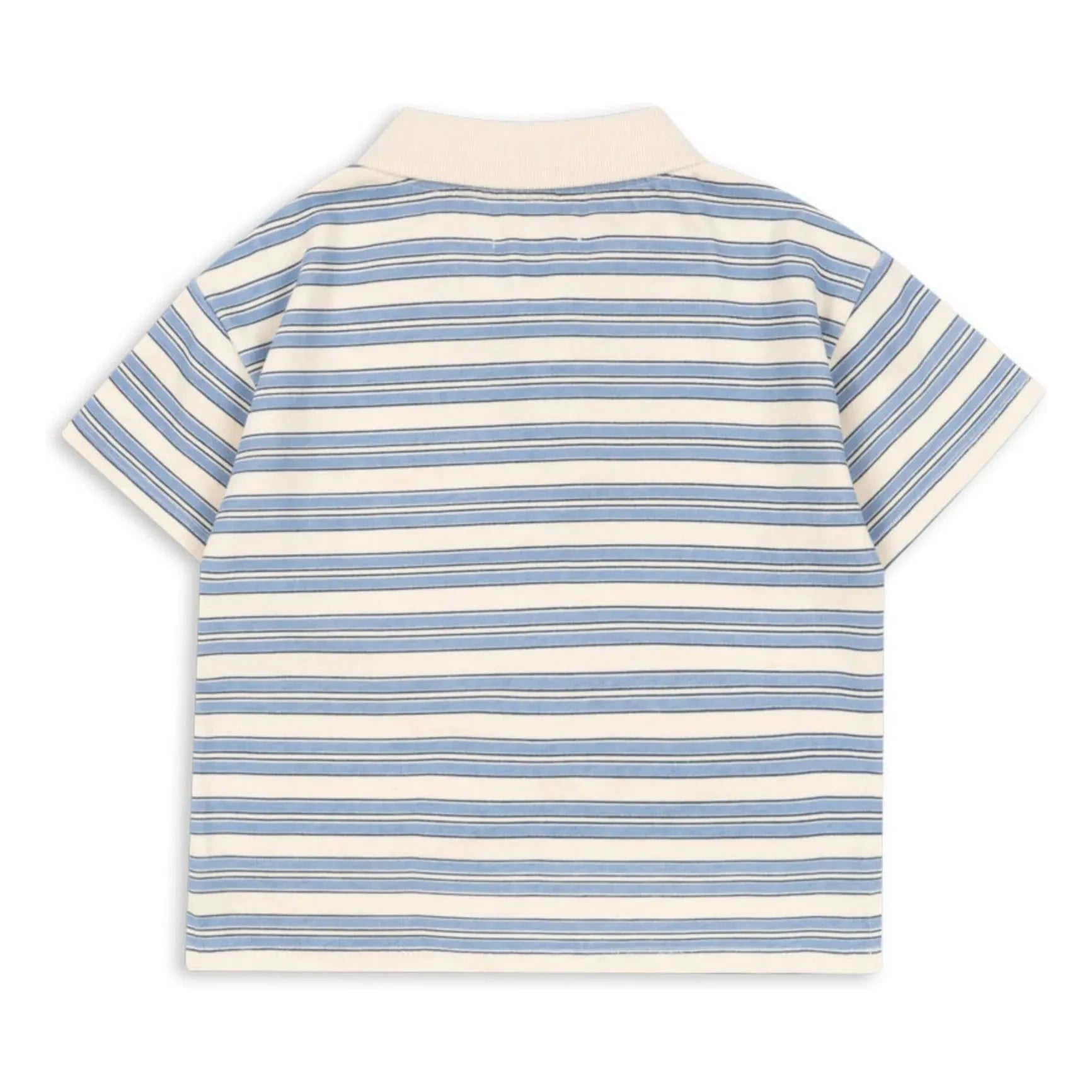 Konges Sløjd - Polo de algodón orgánico a rayas moteadas | Azul