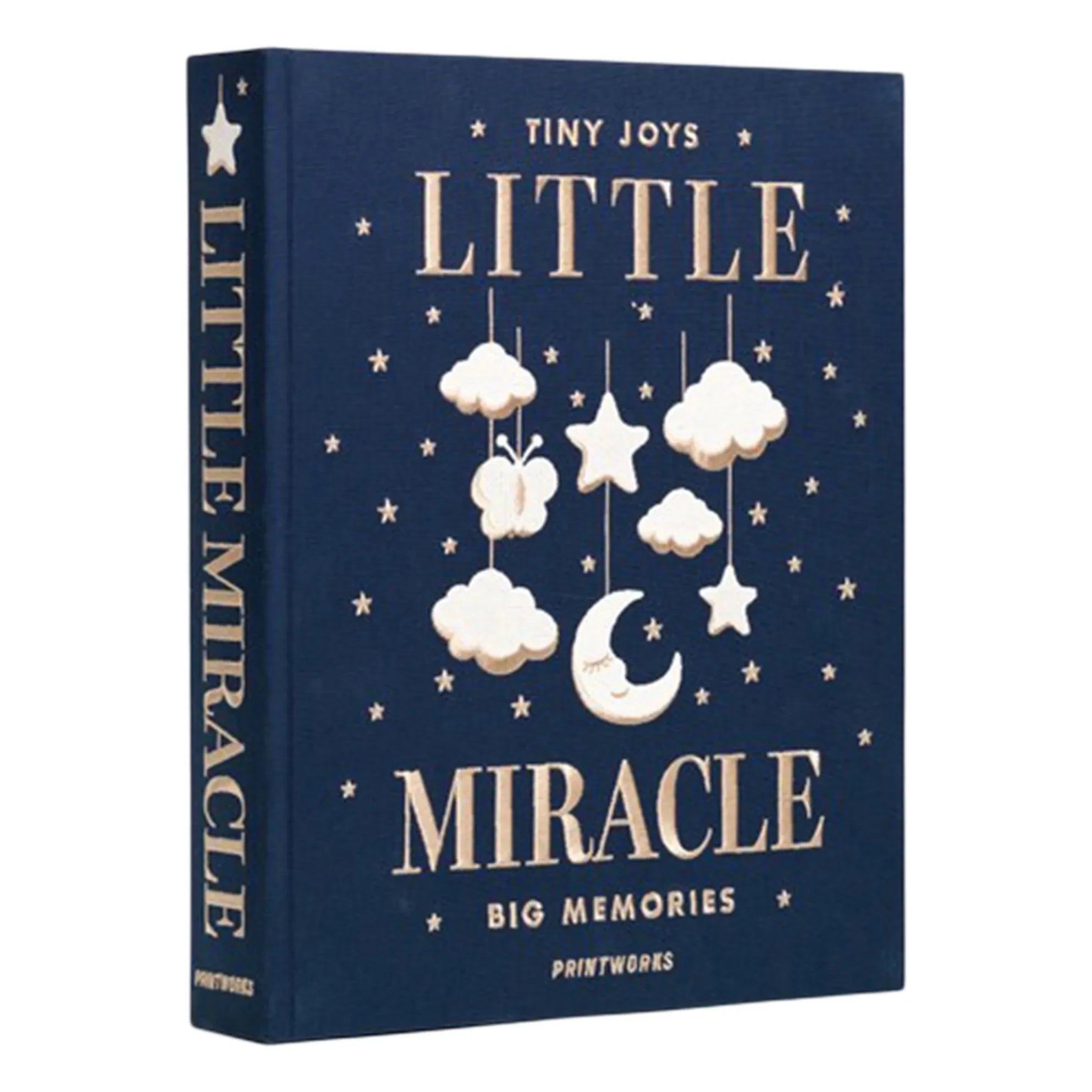 PrintWorks - Álbum de fotos para bebés Little Miracle | Azul noche