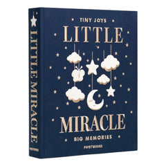 PrintWorks - Álbum de fotos para bebés Little Miracle | Azul noche