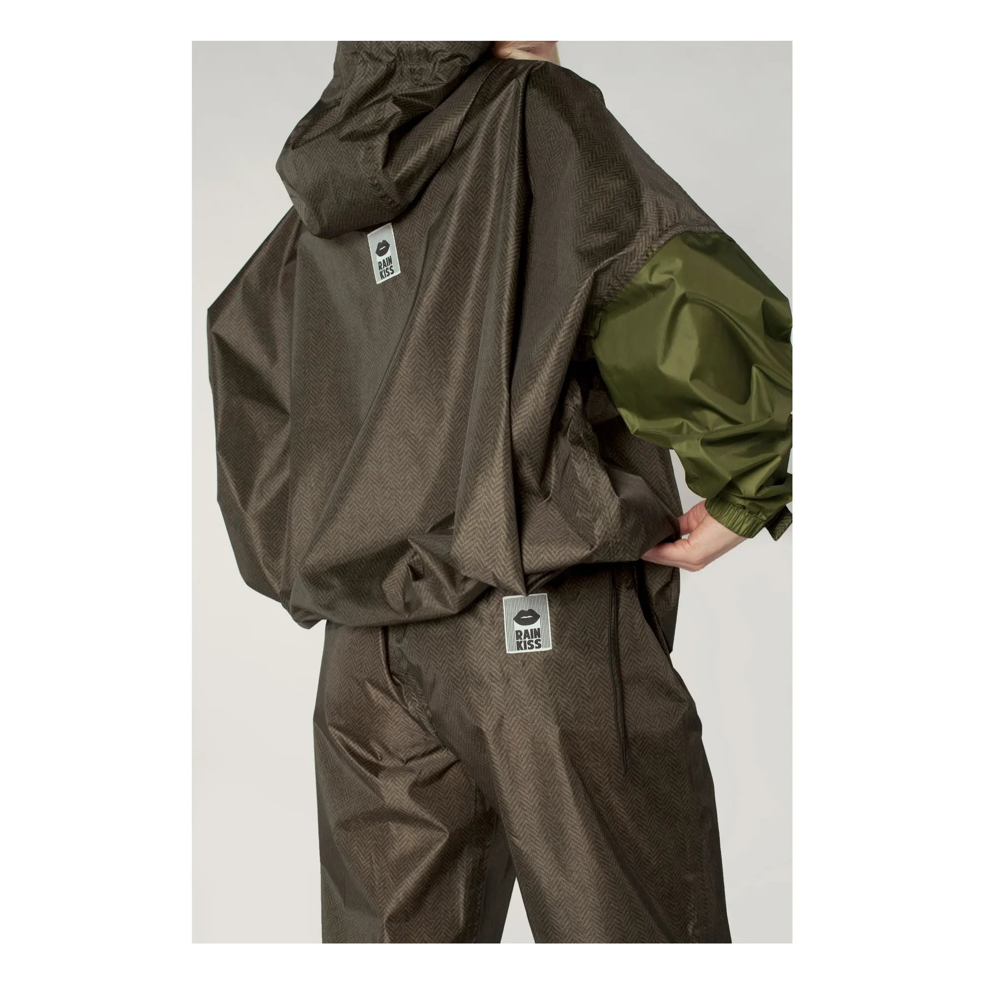 Rainkiss - Anorak impermeable de espiga | Caqui