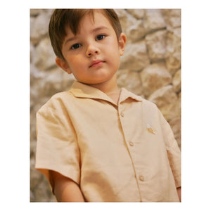 Gingersnaps - Camisa de Lino Ron Banana | Beige