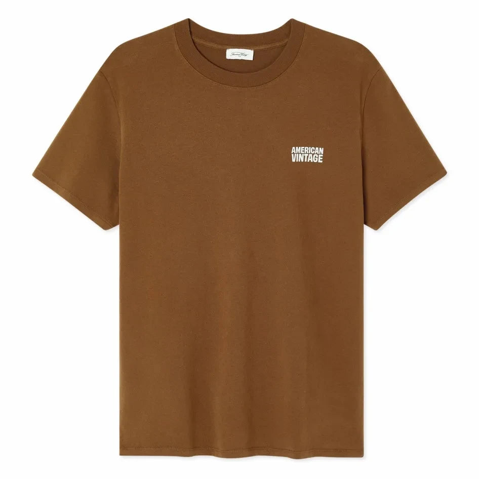 American Vintage - Ykobow Camiseta | Marrón Oscuro