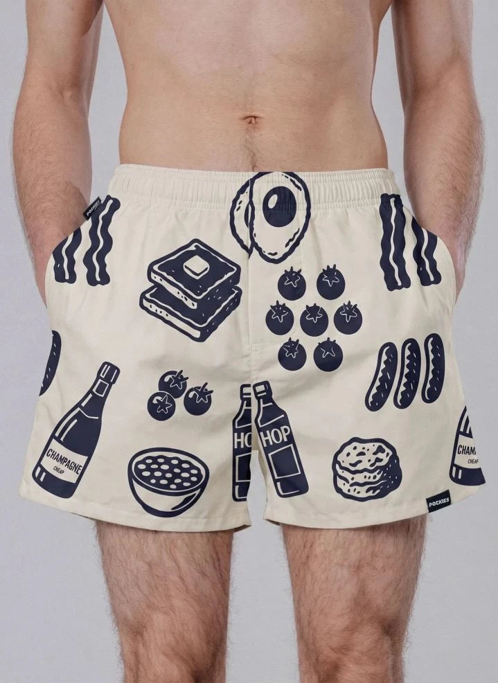 Pockies - Brunch Boxer Şort | Off White