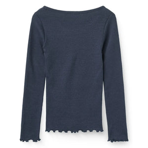 Copenhagen Colors - Camiseta modal con detalle de corazón | Azul marino