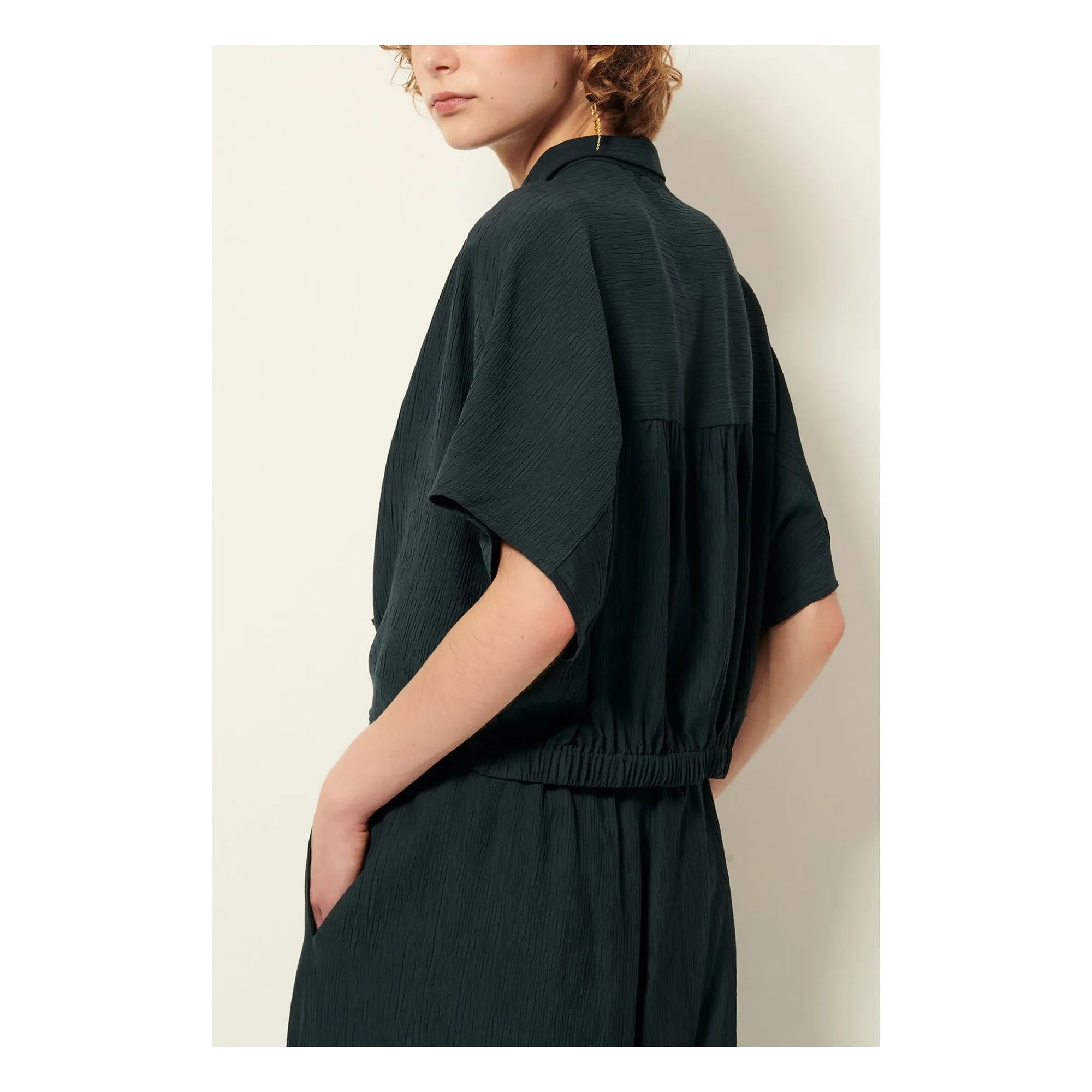 Sessùn - Blusa Alfassa | Gris oscuro