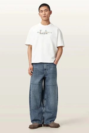 AllSaints camiseta de algodón para hombre ANGELINO