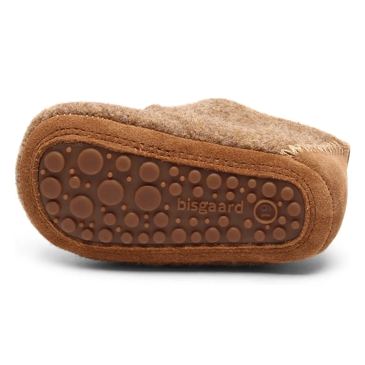 bisgaard - Pantuflas Bebé Laine | Camello