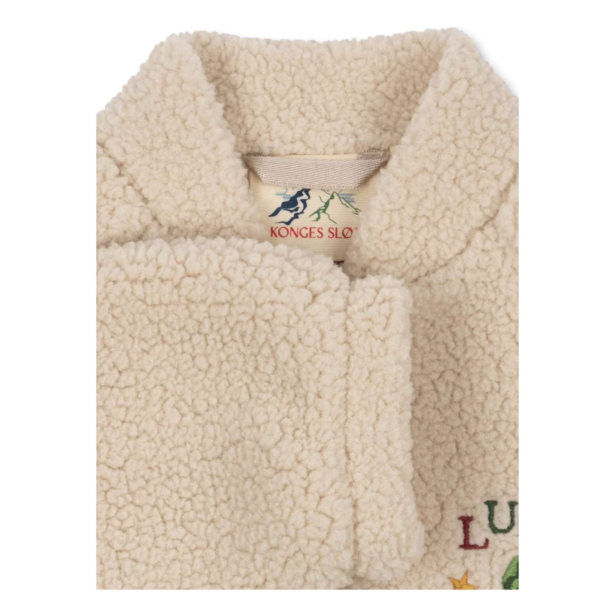 Konges Sløjd - Chaqueta Sherpa de Fibra Reciclada Lucky Jazz | Beige