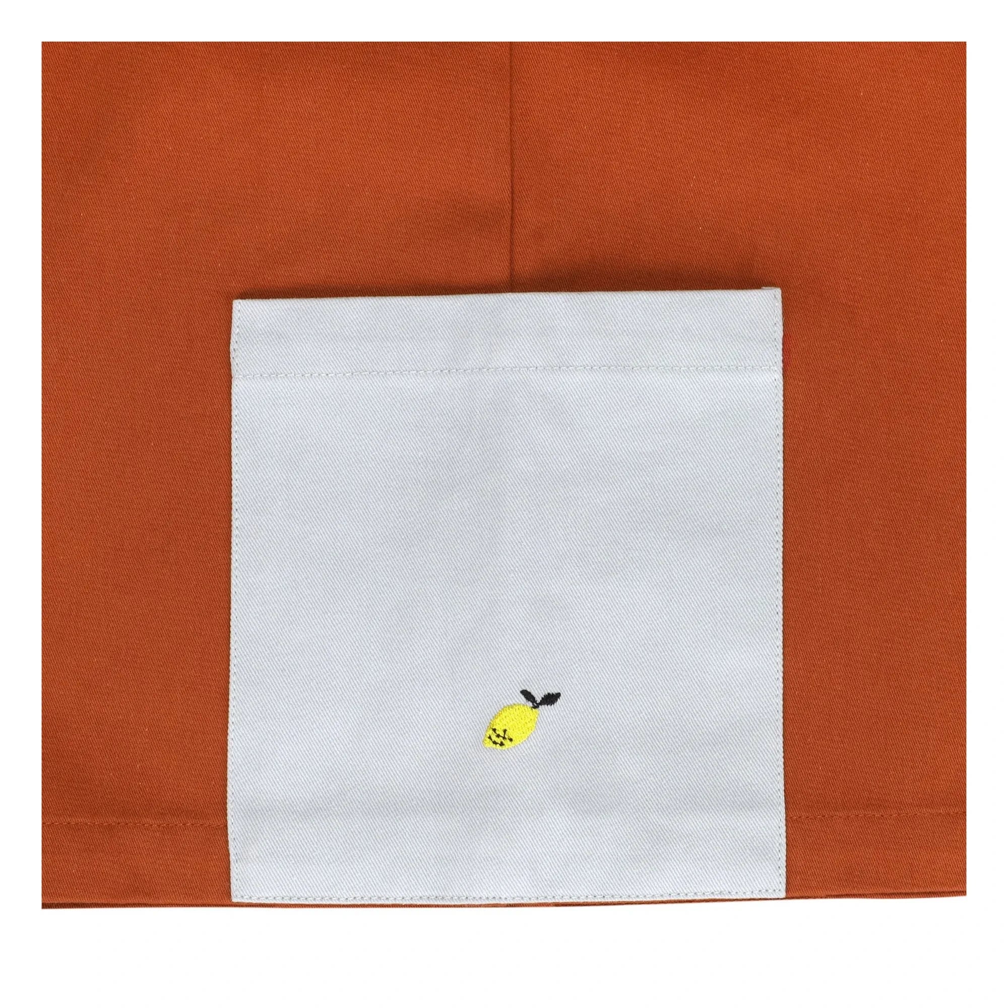Sticky Lemon - Chaqueta Tipo Sobre con Bolsillos | Terracota