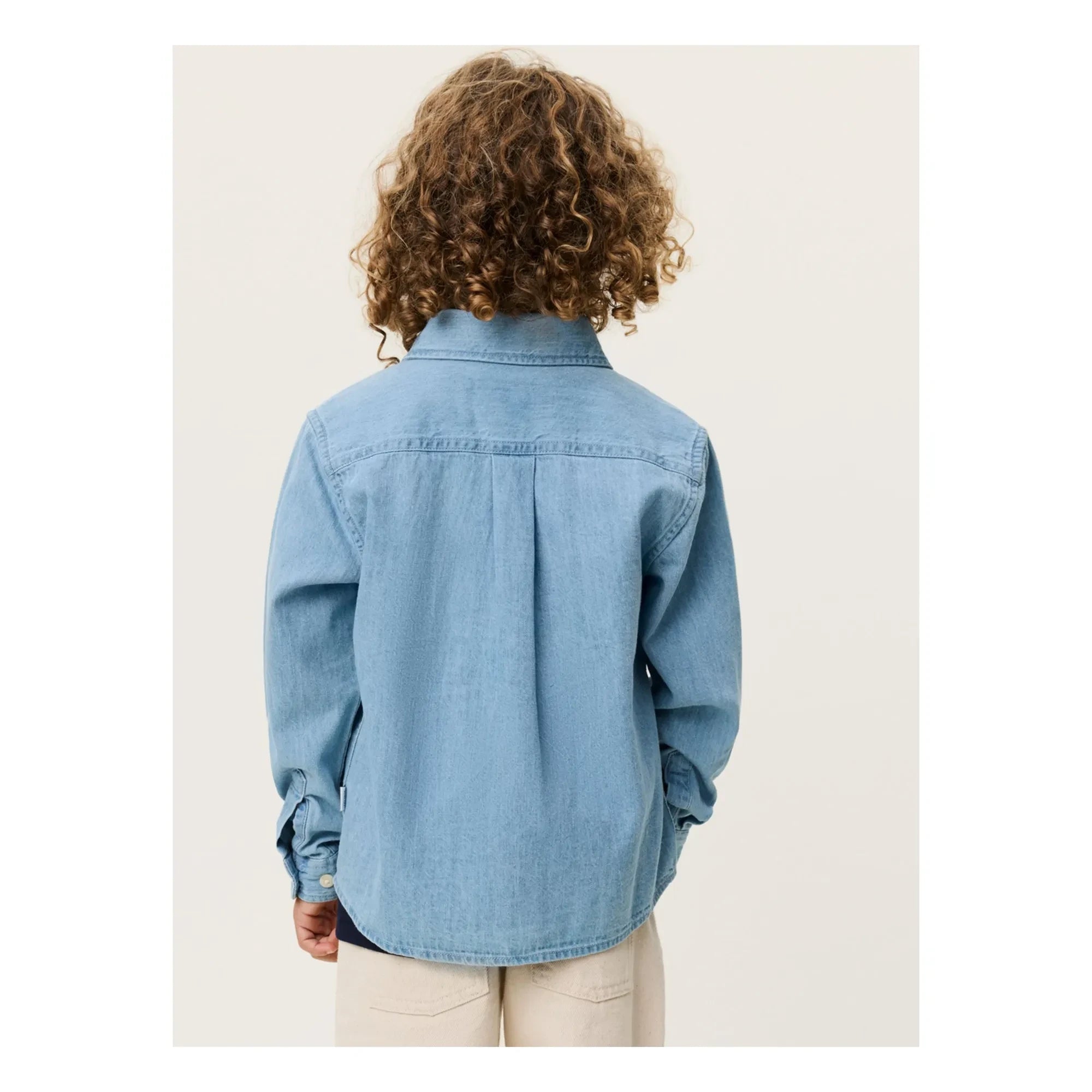 Les Deux - Camisa vaquera Konrad | Azul lavado