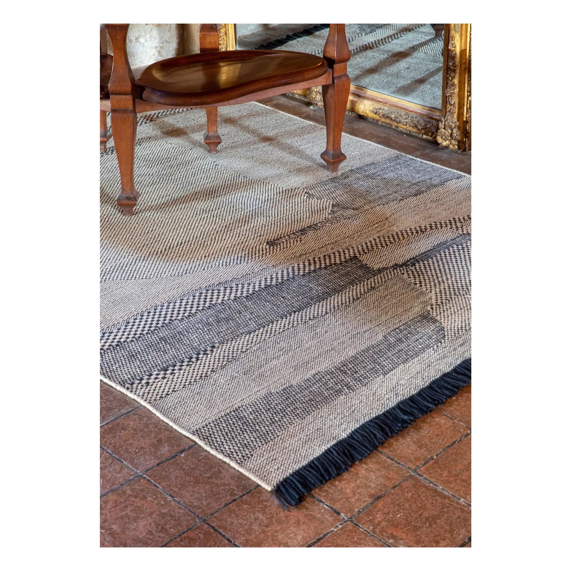 Nanimarquina - Alfombra de lana Wasabi | Beige