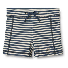 Wheat - Bañador short de fibras recicladas con estampado Ulrik | Azul oscuro